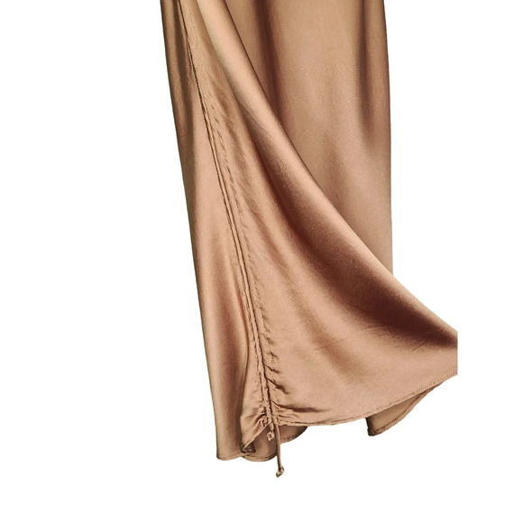 Wilfred Aritzia Satin Davina Slip Dress in Terrazzo Brown Size Small NWT - Picture 5 of 10